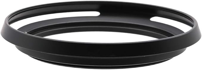 72mm Hollow Lens Hood 72mm Screw in Curved Vented Lens Hood 72mm Metal Lens Hood for 72mm Lens Hood Wide(Black)