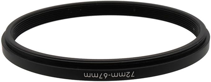72-49/52/55/57/58/62/67/72/74/77/82/86/95/105mm Step Up & Step Down Rings Adapter for Camera Lens and Filters 72-67 Filter Adapter Ring 72mm Lens to 67mm Filters