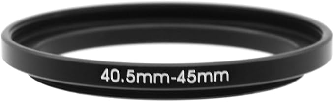 40.5-37/42/43/45/46/49/52/55/58/62/67/72/77/82mm Step Up & Step Down Rings Adapter for Camera Lens and Filters 40.5-45 Filter Adapter Ring 40.5mm Lens to 45mm Filters