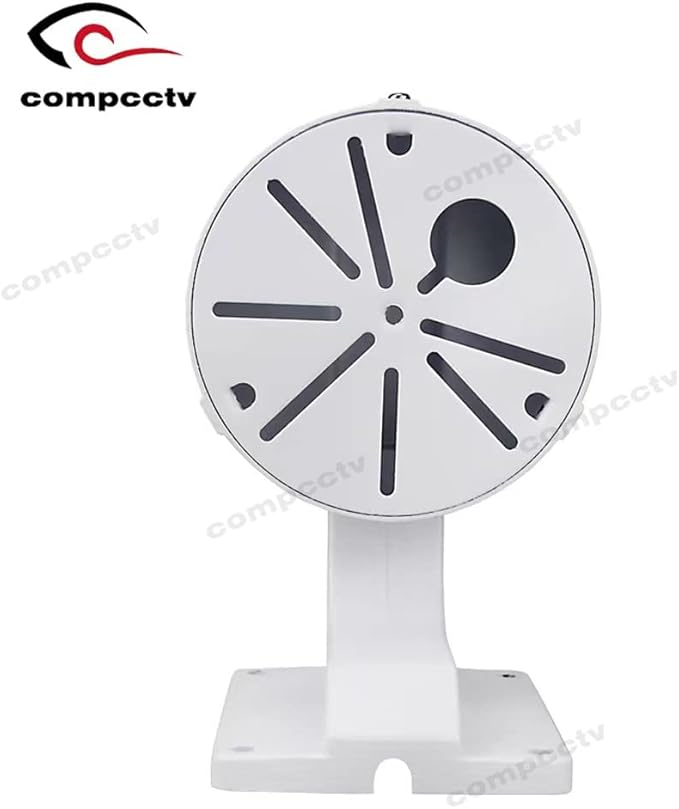 compcctv Security Camera Mount Bracket, Aluminum Indoor Outdoor Wall Mount Bracket L-Type Bracket for CCTV Security Dome IP Camera Mounting,Universal outdoor Security Camera Junction Box Mount Bracket