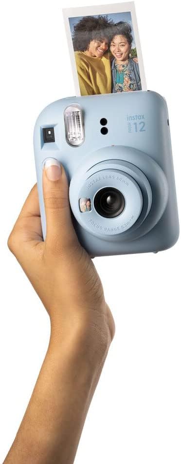 Fujifilm Instax Mini 12 Instant Camera with 40 Shot Film Pack - Pastel Blue