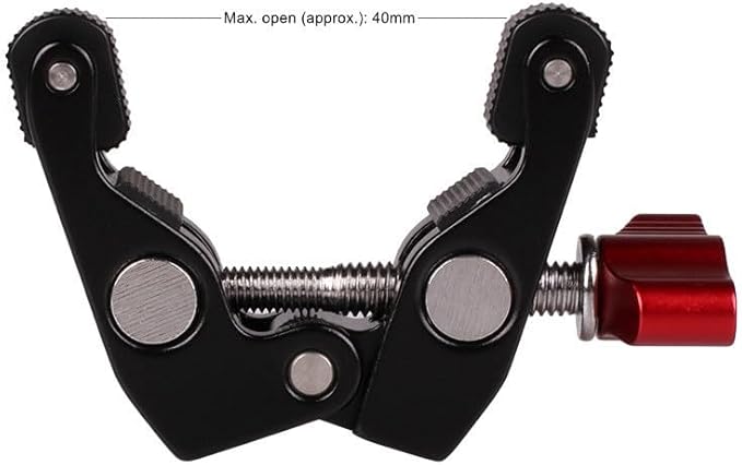 Professional Super Clamp Camera Mount 360 Degree Ballhead Magics Arm for DSLR LED Lights Monitors Camera Clamp Mount
