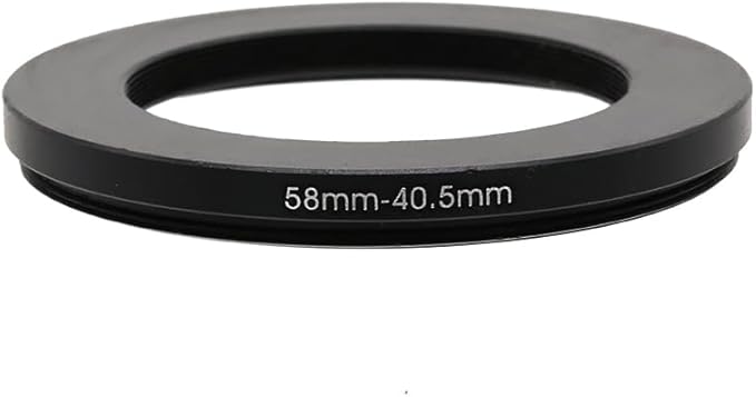 58-37/40.5/42/43/46/48/49/52/55/58/60/62/67/72/77/82mm Step Up & Step Down Rings Adapter for Camera Lens and Filters 58-40.5 Filter Adapter Ring 58mm Lens to 40.5mm Filters (58-40.5mm)