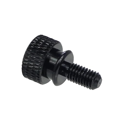BGNing 2 Pcs M5 Knurled Thumbscrew Screw Bolt 10mm Head Hand Tighten for Computer Case Potography Accessories (2pcs Aluminum Alloy)