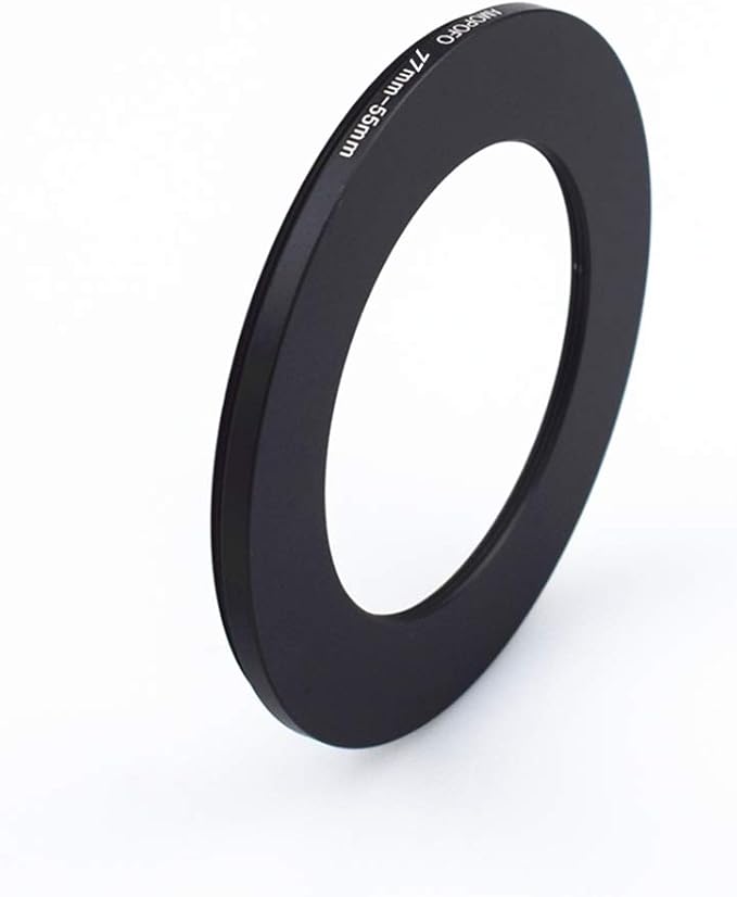 77mm to 55mm /77mm-55mm Step-Down Ring Filter Adapter for All Brands UV,ND,CPL,Metal Step-Down Ring Adapter