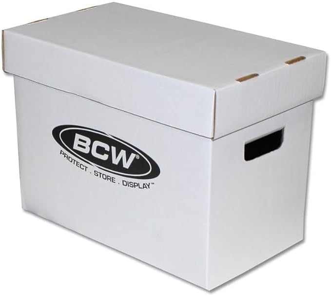 BCW Magazine/Document Storage Box 1-Pack | Durable Cardboard Filing Box
