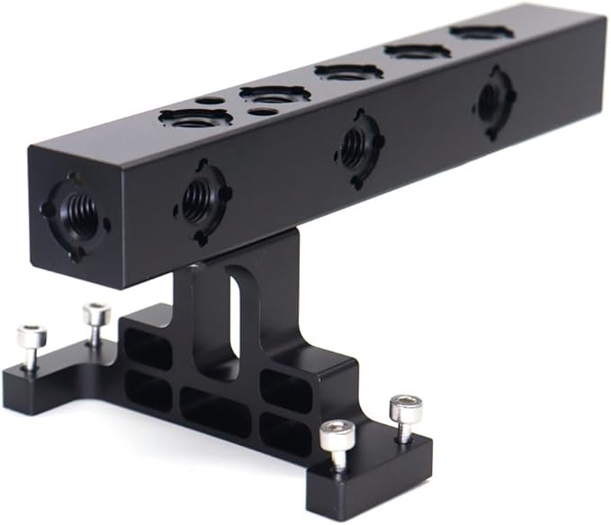 SZYingXian Lightweight Top Handle, Camera Top Handle Grip, Universal Handle with 5X 3/8'' Screw Adapters for DSLR Camera Rigs - Black