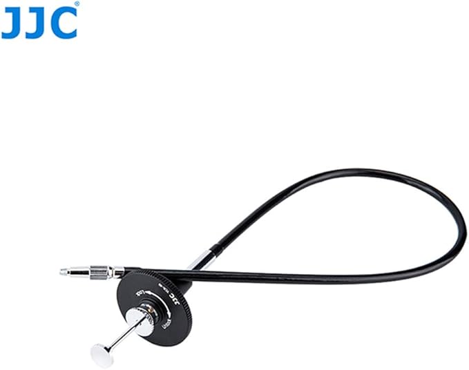 JJC 40cm Black Mechanical Cable Shutter Threaded Release with Bulb-Lock for Fujifilm X10 X20 X30 X100s X100t X-Pro1 X-Pro2 X-E1 X-E2, Leica M6 M7 M8, Nikon Df F4 FM2 F3 FE FM3a F80