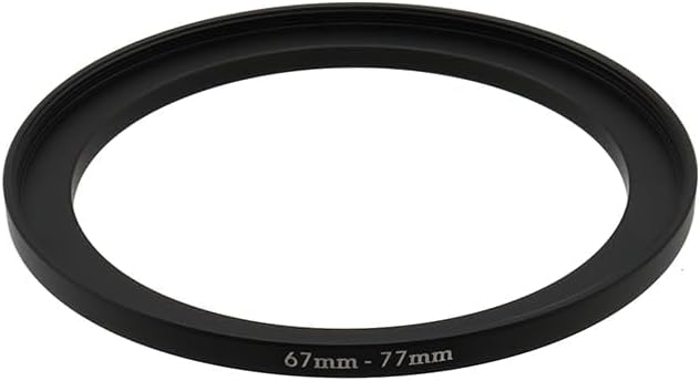67-46/49/52/55/58/62/67/72/77/82/86/95/105mm Step Up & Step Down Rings Adapter for Camera Lens and Filters 67-77 Filter Adapter Ring 67mm Lens to 77mm Filters