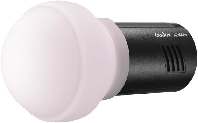 Godox AK-R22 Collapsible Diffusion Dome, Diffuser for V1/ V1pro/ V100 Round Head Flash, AD100Pro, H200R