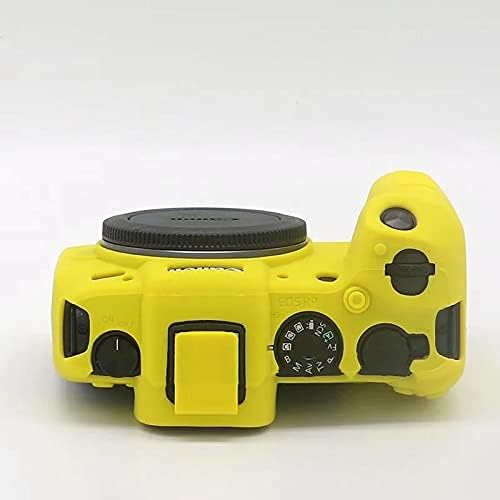 Professional Secure Silicone Camera Case Cover Housing Body Skin for Canon EOS RP Mirrorless Digital SLR Camera (Yellow)
