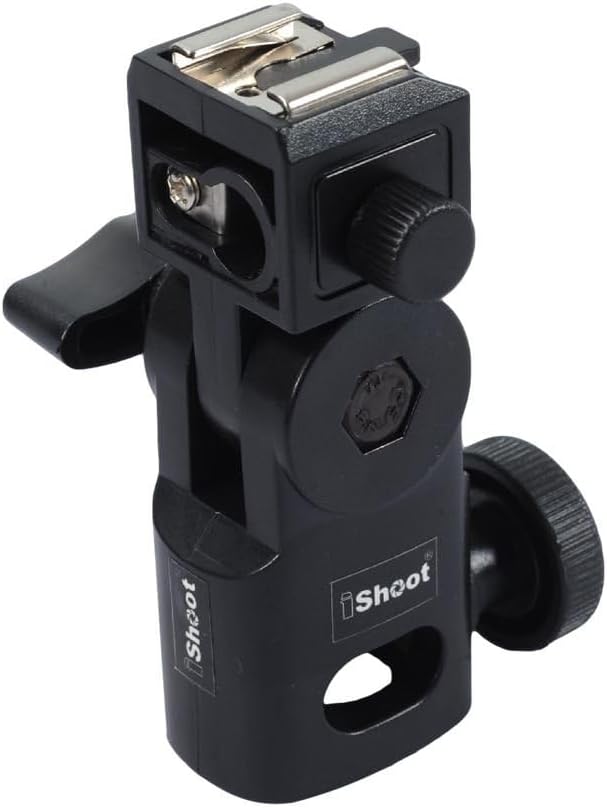 Hot Shoe Mount Flash Bracket/Photo Umbrella Holder Support for Canon Nikon Pentax Olympus Metz Speedlite Flash&Trigger