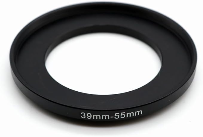 39-40.5/42/43/46/49/52/55/58/62/67/72/77/82mm Step Up & Step Down Rings Adapter for Camera Lens and Filters 39-55 Filter Adapter Ring 39mm Lens to 55mm Filters (39-55mm)