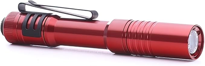 Streamlight 66605 MicroStream USB 250-Lumen 1150-Candela EDC Ultra-Compact Flashlight with Rechargeable Battery, Easy-Open Box, Red