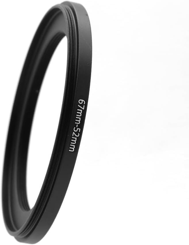 67-46/49/52/55/58/62/67/72/77/82/86/95/105mm Step Up & Step Down Rings Adapter for Camera Lens and Filters 67-52 Filter Adapter Ring 67mm Lens to 52mm Filters