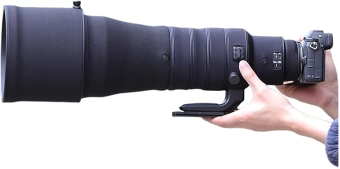 CHASING BIRDS Lens Camouflage Waterproof Coat for Nikon Z 600mm f/4 TC VR S Rainproof Lens Protective Cover Version IV (Classic Black, with 2.0X TC)