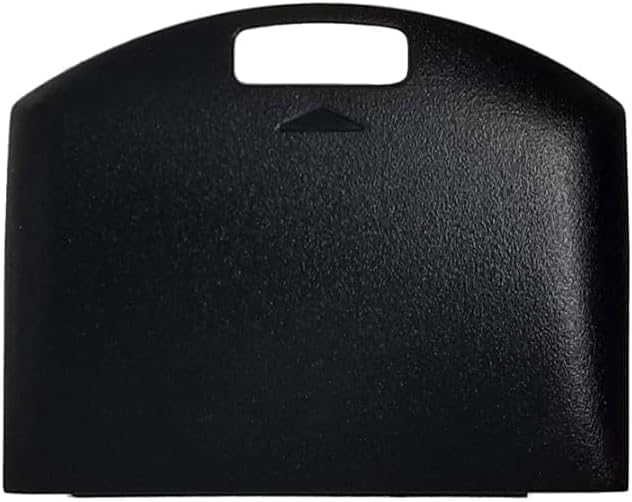 Black Battery Cover, Battery Back Door Cover, Case for PSP 1000 1001 Fat Replacement Cases, Remote Control Accessories