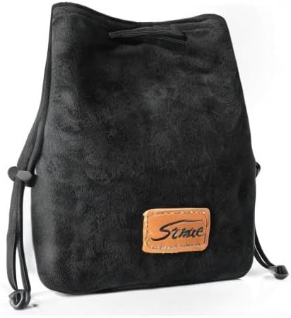 S-ZONE Soft Camera Bag DSLR Insert Handbag Drawstring Lens Case Compatible with Canon Nikon Sony