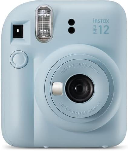 Fujifilm Instax Mini 12 Instant Camera (Camera + 6 x Twin Packs, Pastel Blue)
