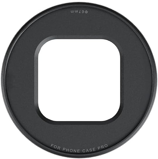 PGYTECH ProShot 67mm Filter Adapter Ring for iPhone 17 Pro & Pro Max, Magnetic Clip-On Lens Mount for ND/CPL/Variable ND Filters, Compatible with ProShot Cage