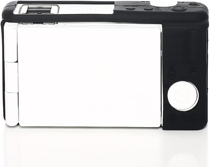 Pocoukate Case for Sony ZV-1F, ZV-1 II/ZV-1M2 Vlog Camera, ZV1F Camera Silicone Cover Skin, Anti-Scratch Slim Fit Soft Sleeve with ZV1 F Screen Protector- Black