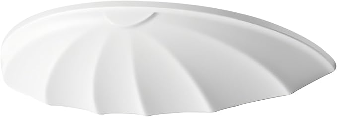 Hugwits Car Rearview Camera Anti-Rain Cover, 0.7" x 3.9" Silicone Reversing Camera Rain Eyebrow Cover, Self-Adhesive Dashcam Protective Covers, Universal for Most Cars (White)