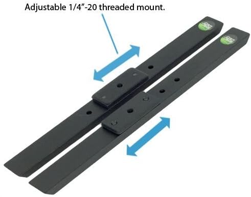 Cam Caddie Scorpion / EX Accessory Wing (10’ Inch – 25 CM) Multiple Accessory Mounting Bracket for Flash Shoe Accessories LED Light Microphone and Field Monitor Hot and Cold Compatible with Adjustable 1/4"–20 Mount