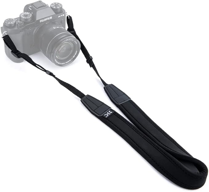 JJC Soft Camera Neck Shoulder Strap for Sony ZV-E10 A6000 A6100 A6300 A6400 A6500 A6600 Fuji Fujifilm X Half X-T5 X-T30 X-T20 X-T4 X-T3 X100V Canon EOS M50 M6 Mark II R7 R10 R50 G7X G5X G1X & More