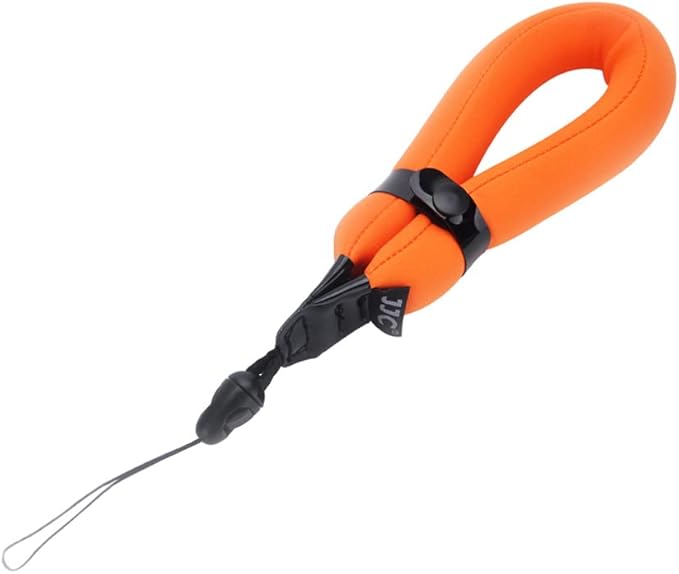 JJC Waterproof Camera Floating Wrist Strap for Olympus Tough TG-7 TG-6 TG-5 Kodak Pixpro WPZ2 Pentax WG-90 Fujifilm FinePix XP140 XP130 Nikon Coolpix W300 W150 Gopro Hero 13 12 11-Orange