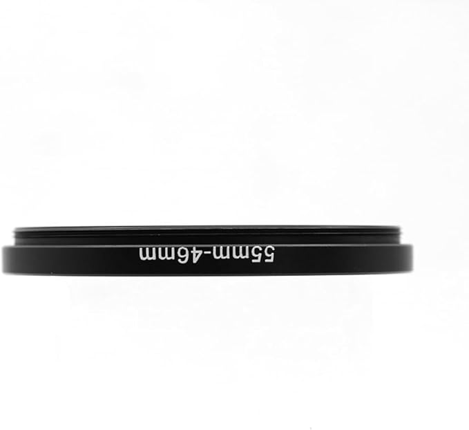 55-46/49/52/58/62/67/72/77mm Step Up & Step Down Filter Ring Adapter for Camera ND/UV/CPL (55-46mm)