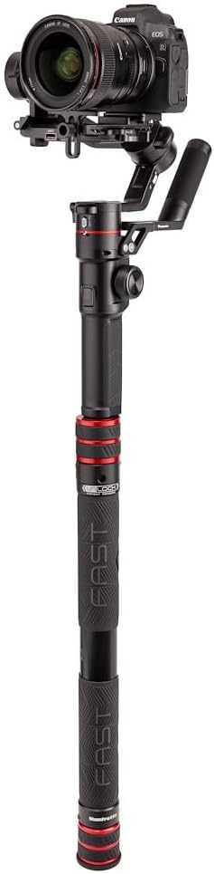 Manfrotto Fast Gimboom Carbon Fibre, Lightweight and Compact Carbon Boom for Gimbal, Fast Technology, Twisting Lock, Gimbal use