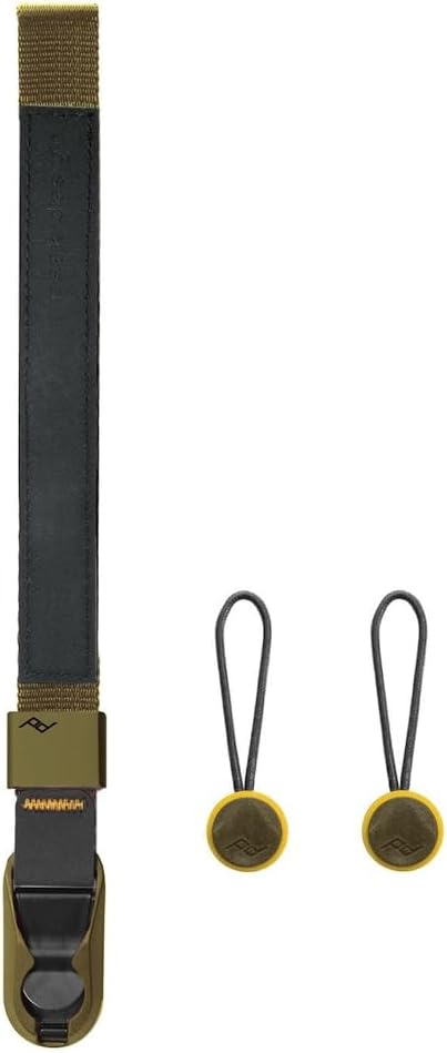Peak Design Cuff Camera Wrist Strap, Compatible with DSLR, Compact and Point-and-Shoot Cameras, Low Profile, Quick Release
