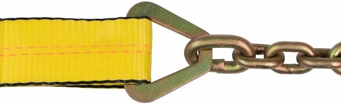 Mytee Products (4 Pack) 2 in. x 30 ft. Ratchet Strap with Chain Anchor WLL#3,400 lbs