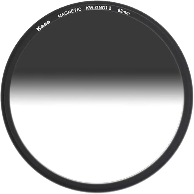Kase Wolverine 82mm Soft Grad ND1.2 Magnetic Shockproof Tempered Optical Glass Filter Incl Adapter 82 ND 1.2 4 Stop