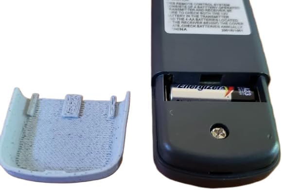 Replacement Battery Door Cover For Skytech Fireplace Remote SKY-1001 BLACK