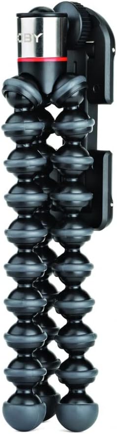 JOBY GripTight ONE GP, Universal Phone Holder, Magnetic GorillaPod Flexible Small Tripod for Smartphone, Foldable and Portable , Watch FIFA World Cup Football, Black