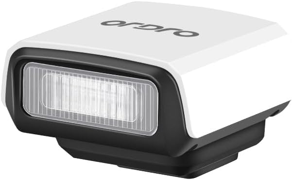 ORDRO FL-10 Mini Camera Flash Camera Flash Speedlite for Fuji/Sony/Nikon/Canon, Digital Film Cameras, Portable Mini hot Shoe Flashlight for DSLR Cameras (White)