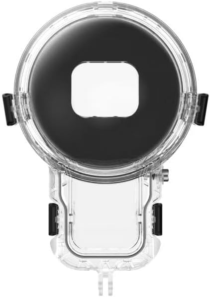 Premium Invisible Dive Housing Case for Insta360 X5, Waterproof Up to 60M/197ft Invisible Underwater Photography Housing, X5 Protective Cover Shell with Bracket Accessories