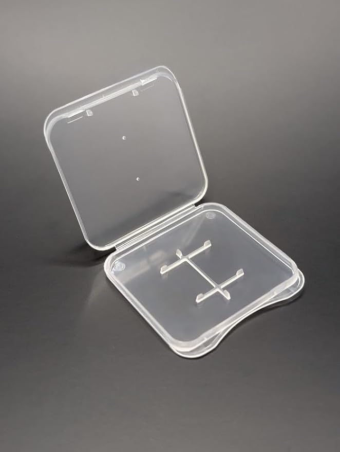 GoRAM (10 Pack) Clear Slim Plastic Case Holder for MicroSD/MicroSDHC/MicroSDXC Cards (Case Only, Memory Card Not Included)