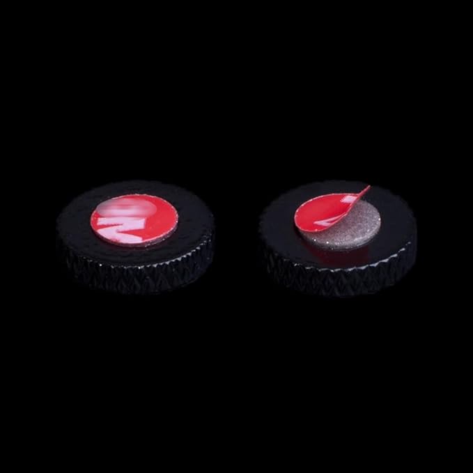 Camera Soft Release Shutter Button Cap for GFX 50S 50R X-H1 X-T1 X-T200 X-T100 XF10 X-A7 X-A5 X-A20 X70 Flat Surface Cameras Shutter Button Black(2 Pack)