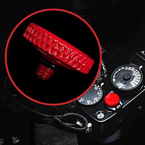 Camera Shutter Button (2 Pack/Red) Upscale and Delicate Soft Shutter Release Button