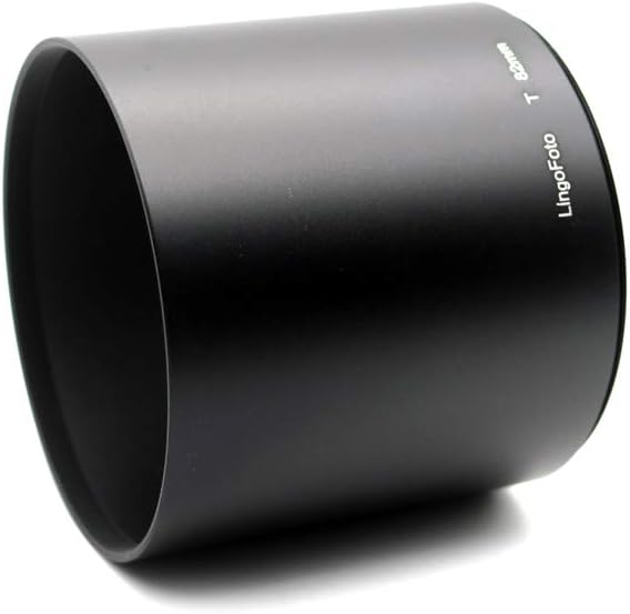 82mmx78mmm Screw in Metal Lens Hood for Mirror Tele Reflex Camera Lens with 82mm Filter Thread Absorb Unnecessary Ambient Light
