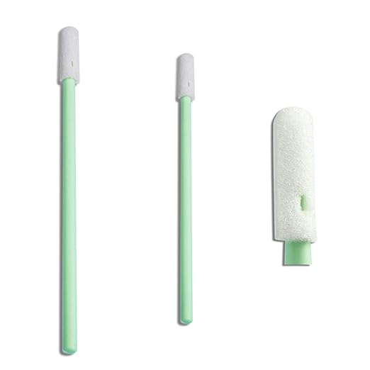 100 pcs 2.75" Small Head Foam Tip Cleaning Swab Lint Free Foam Tipped Swab Sticks for Camera Optical Lens and Electronics Detailing and Hard-to-Reach Area CK-FS742(100)
