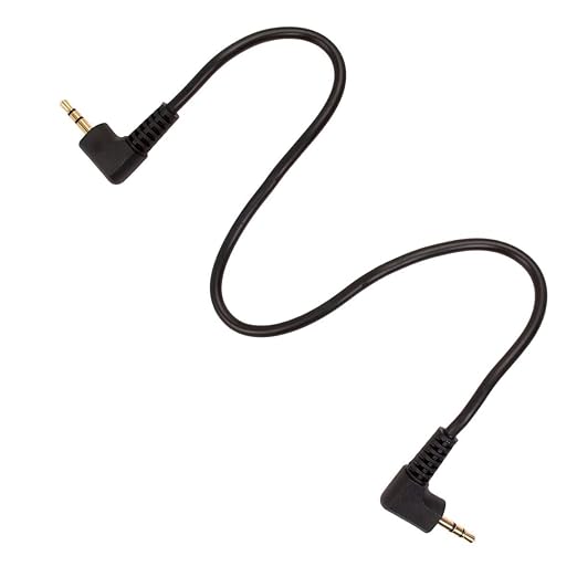 KONDOR BLUE | 2.5mm to 2.5mm LANC Remote Trigger Shutter Cable | Compatible with URSA Mini, Canon C300MKII/C500 MKIII, C70, EOS R, EOS R6, Fuji XT-4, LUMIX S1H, GH5, S5 | Black