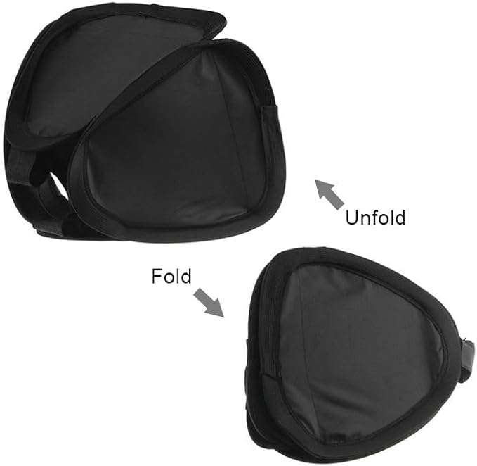 REFLEX CAMERA 23×23cm (9×9in) Portable Softbox Flash Diffuser for DSLR Speedlite, Dual-Layer Reflective Lighting Modifier, Foldable Photo Studio Light Cover with Bag, Compatible with Canon, Nikon Sony