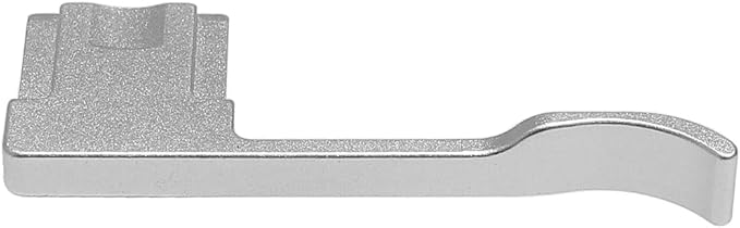 Metal Thumb Up Grip Hot Shoe Thumb Rest Grip Compatible with Ricoh GR3X GR3 - Silver