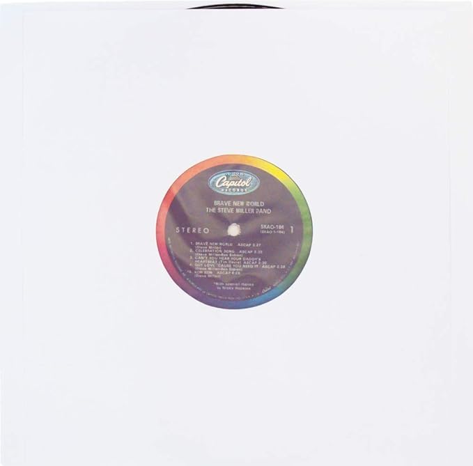 12" Premium Polylined Heavyweight Record Inner Sleeves - Archival Quality, Heavyweight Paper & Plastic #12IA (25)