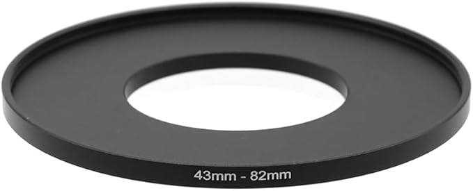 43-28/37/39/40.5/43/46/49/52/55/58/62/67/72/77/82mm Step Up & Step Down Rings Adapter for Lens and Filter 43-82 Filter Adapter Ring 43mm Lens to 82mm Filters