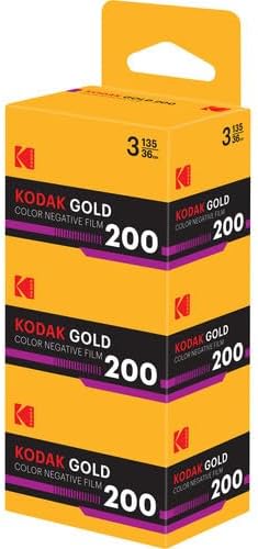 Kodak Gold 200 35mm Film Bundle, 3 Rolls, 36 Exposures Each, for 35mm Film Camera Includes Balveli Premium Microfiber Cloth - Kodak Gold 3 Pack
