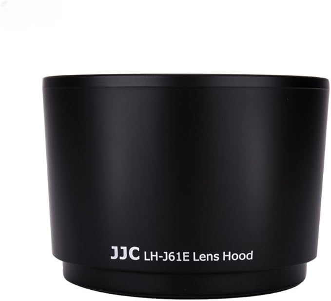 JJC LH-61E Lens Hood Shade for Olympus Zuiko Digital ED 70-300mm f/4-5.6, M.Zuiko Digital ED 75-300mm f/4.8-6.7 II Telephoto Lens, Reversible & Compatible with 58mm Filter/Cap